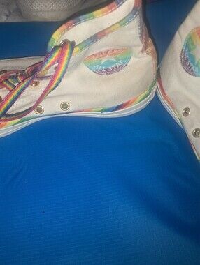 Custom Converse Pride Rainbow high tops Limited Edition